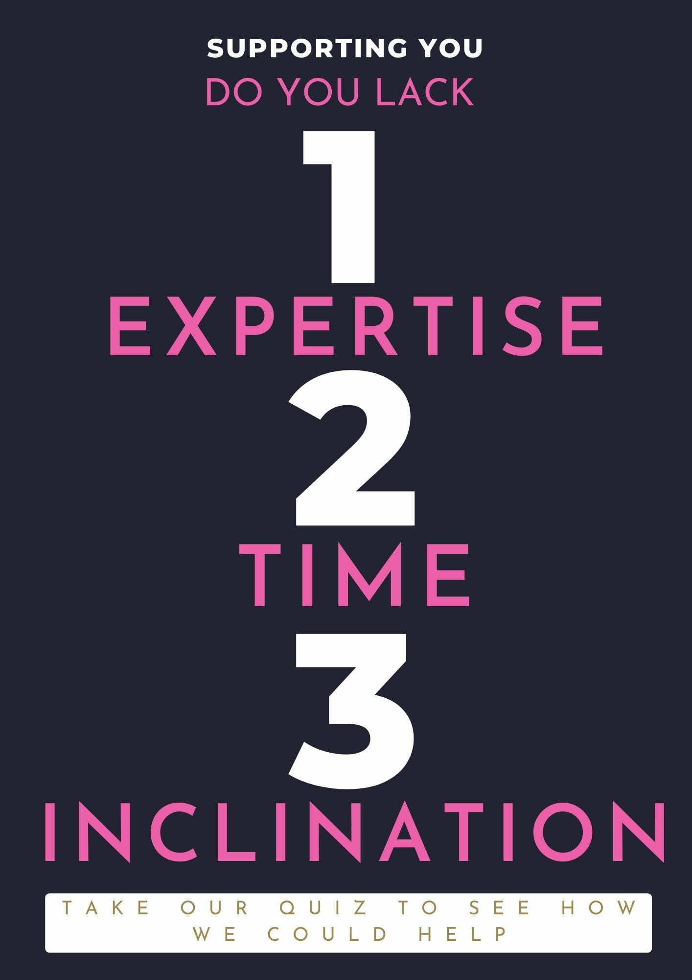 time expertise inclination support