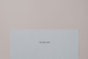 to do list