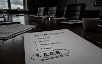 ‘Any Other Business’ – Where Accountability Goes to Die