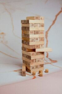 jenga tower